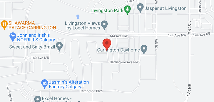 map of 314 Carringvue MR NW